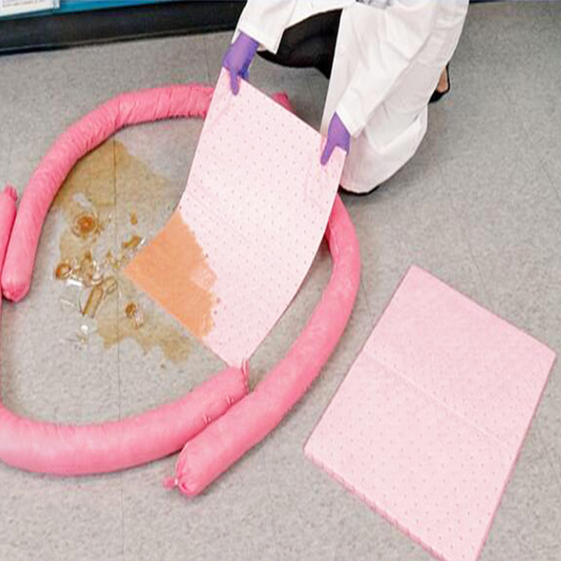 Kits rosados ​​para derrames de sustancias químicas de 120 l
