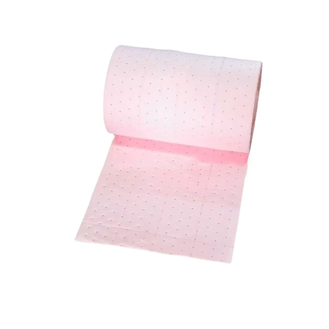 Rollo absorbente químico rosa de 80 cm * 50 m * 4 mm