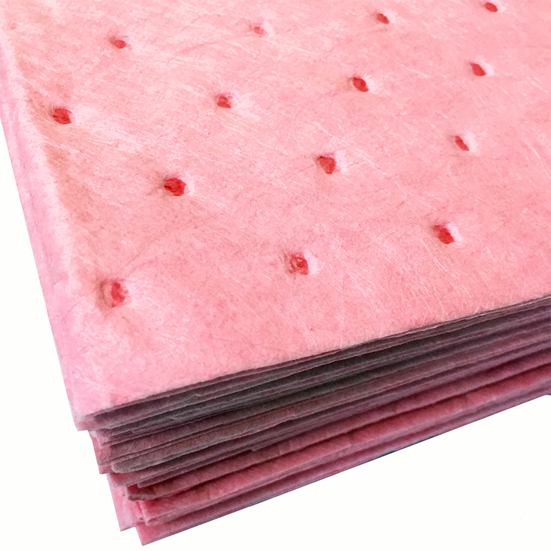 Almohadillas absorbentes químicas rosa de 40 cm * 50 cm * 2 mm